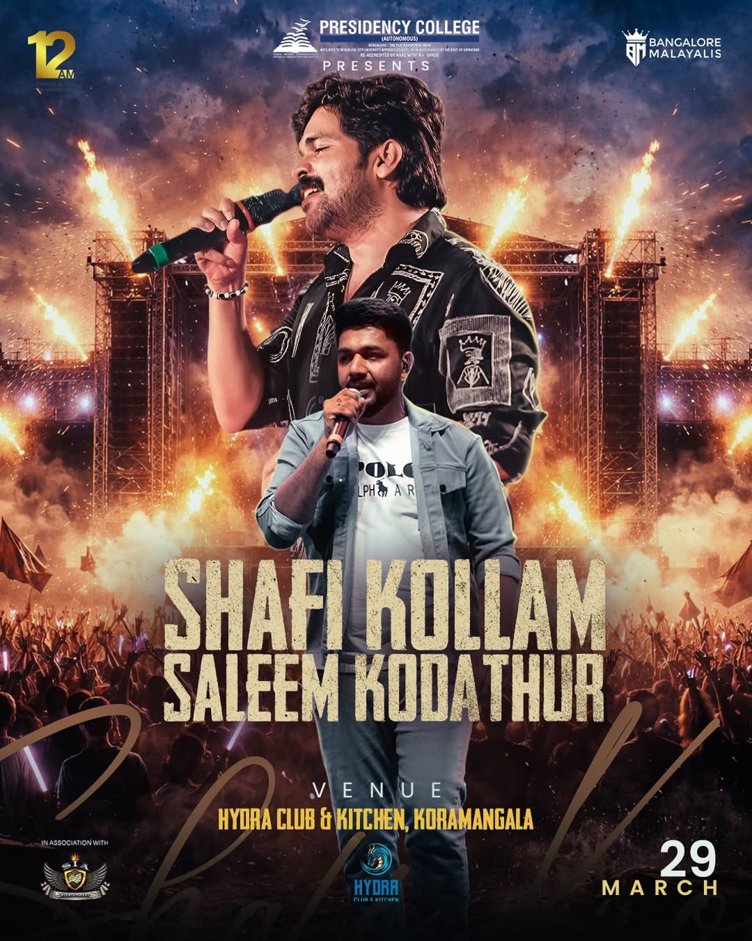 Shafi Kollam x Saleem Kodathoor Live β Bengaluru