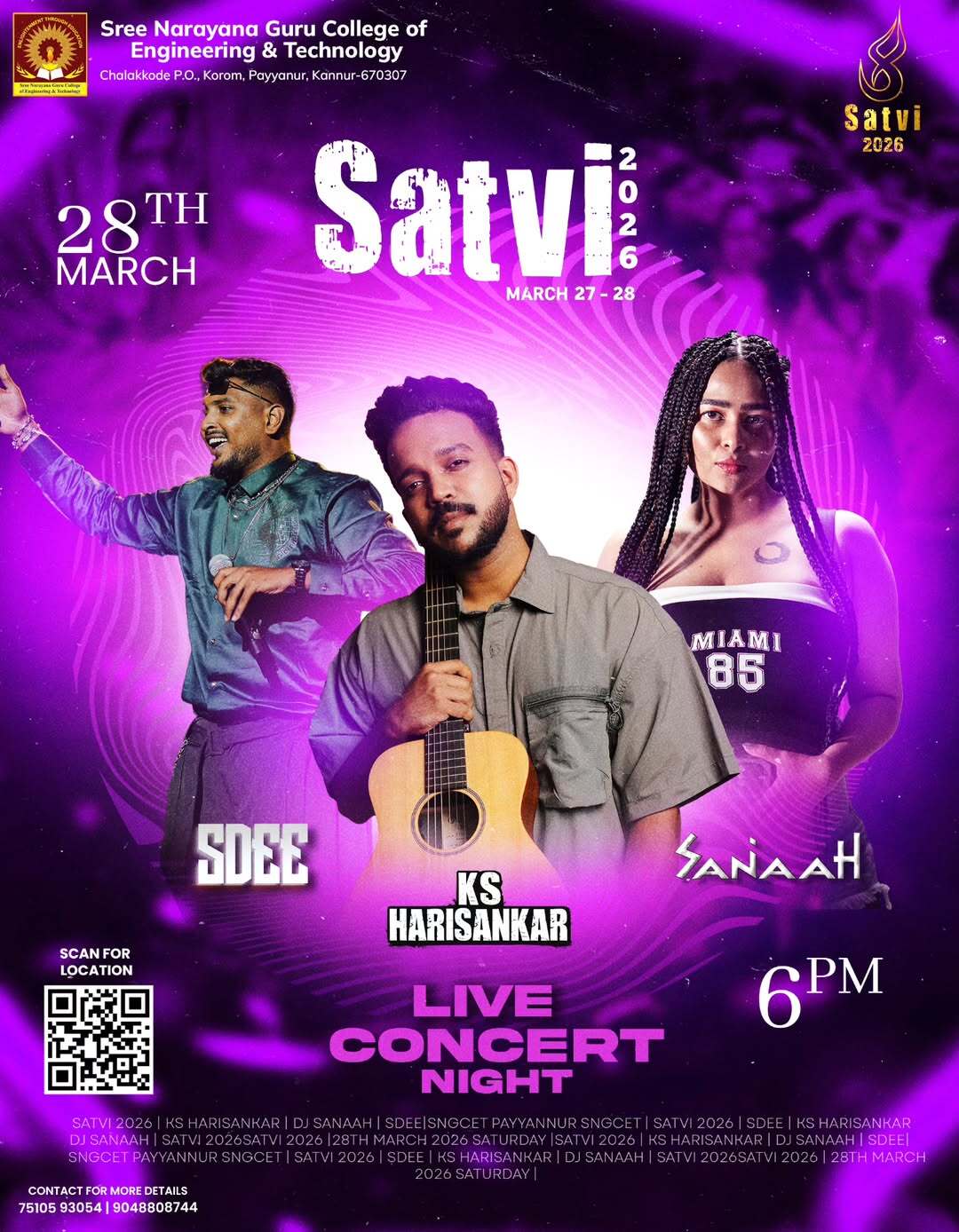 Satvi 2026 โ Live Music Night