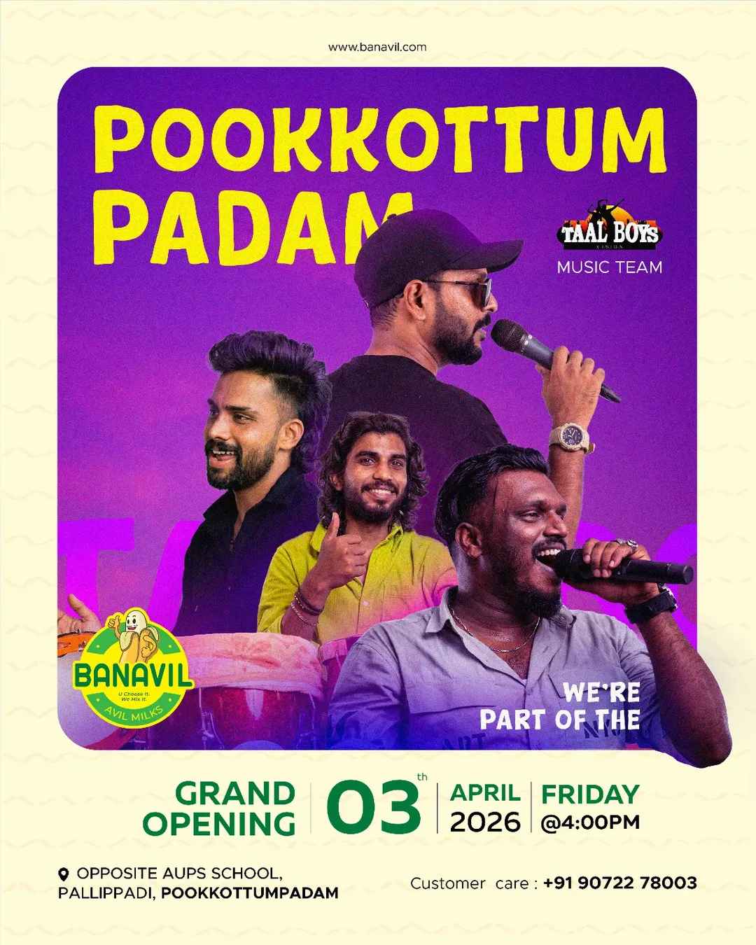 Banavil Avil Milks – Grand Opening | Pookkottumpadam