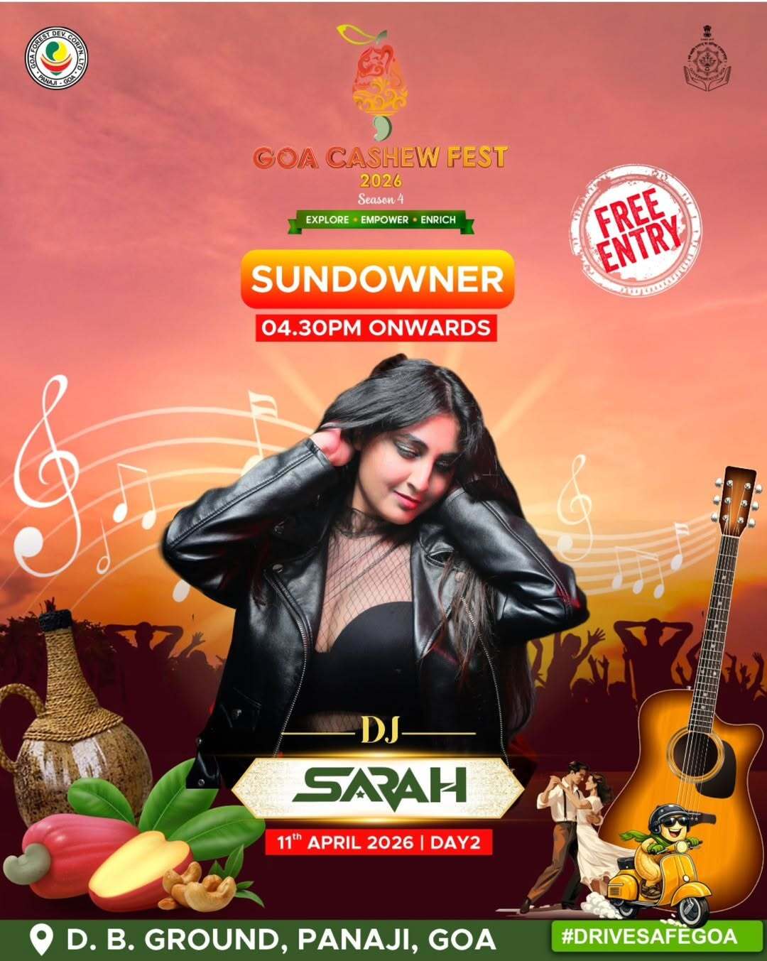 Goa Cashew Fest 2026 Sundowner Ft. DJ Sarah Live