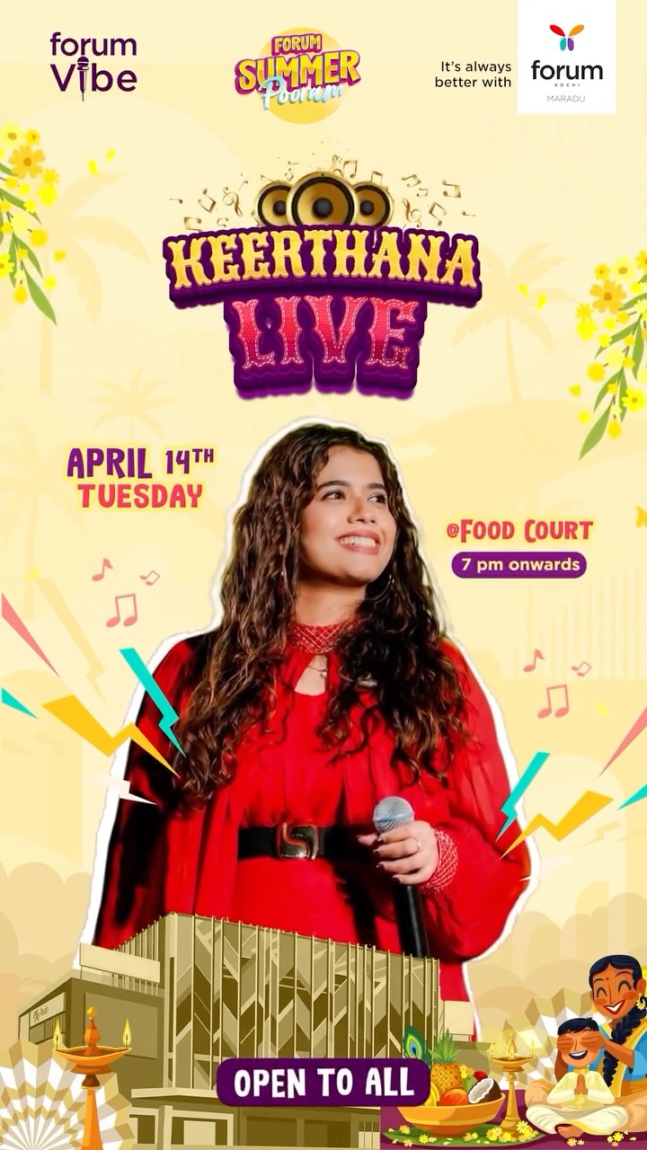 Keerthana Live | Vishu Special Music Night at Forum Kochi
