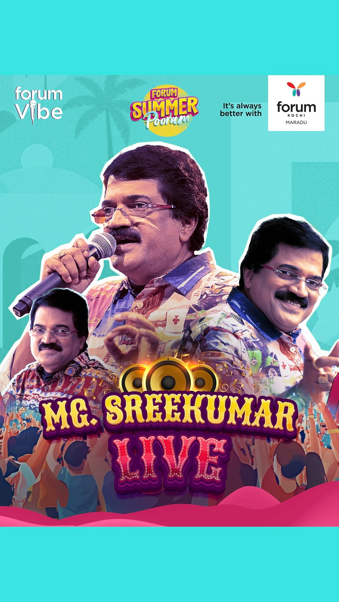 MG Sreekumar Live – Forum Summer Pooram | Kochi
