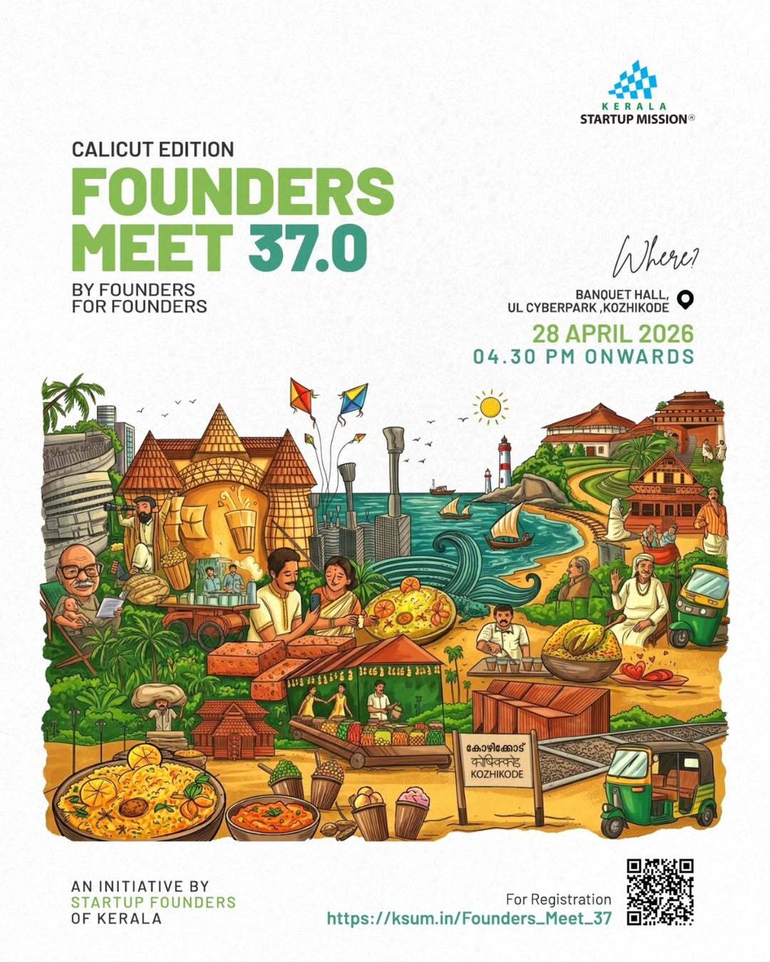 Founders Meet 37.0 – Calicut Edition | Kerala Startup Mission