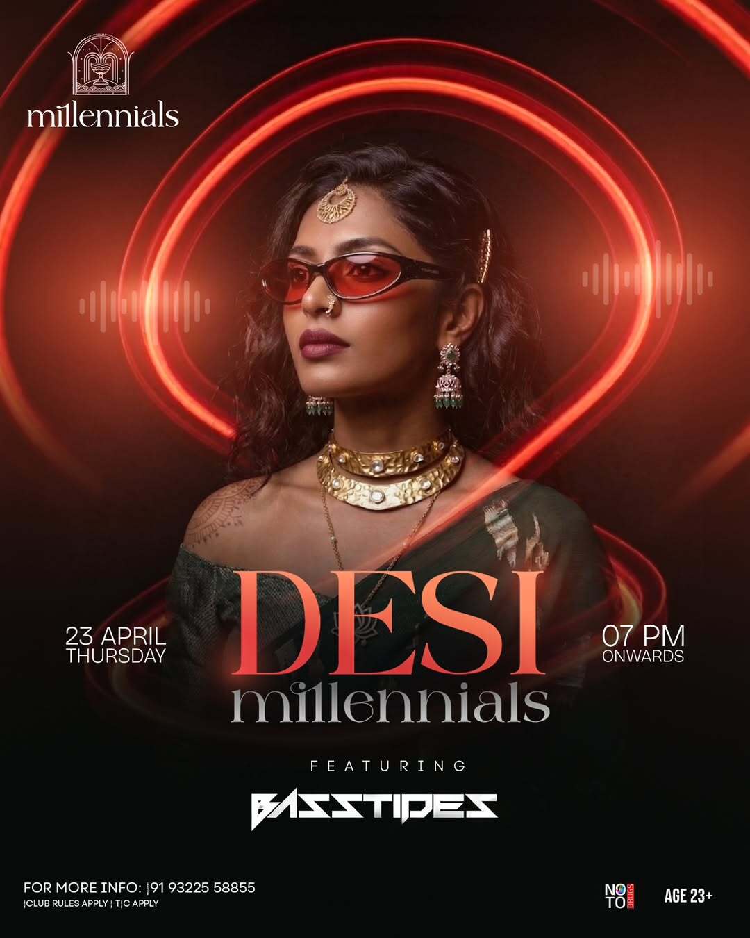 DESI Millennials Night – High-Energy Bollywood Party in Kochi Ft. Basstides | Millennials Restobar, Kochi