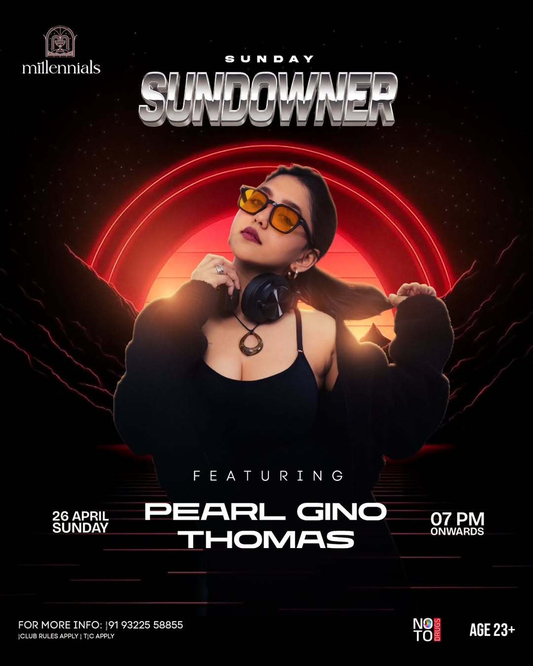Sunday Sundowner ft. Pearl Gino Thomas | Millennials Restobar, Kochi