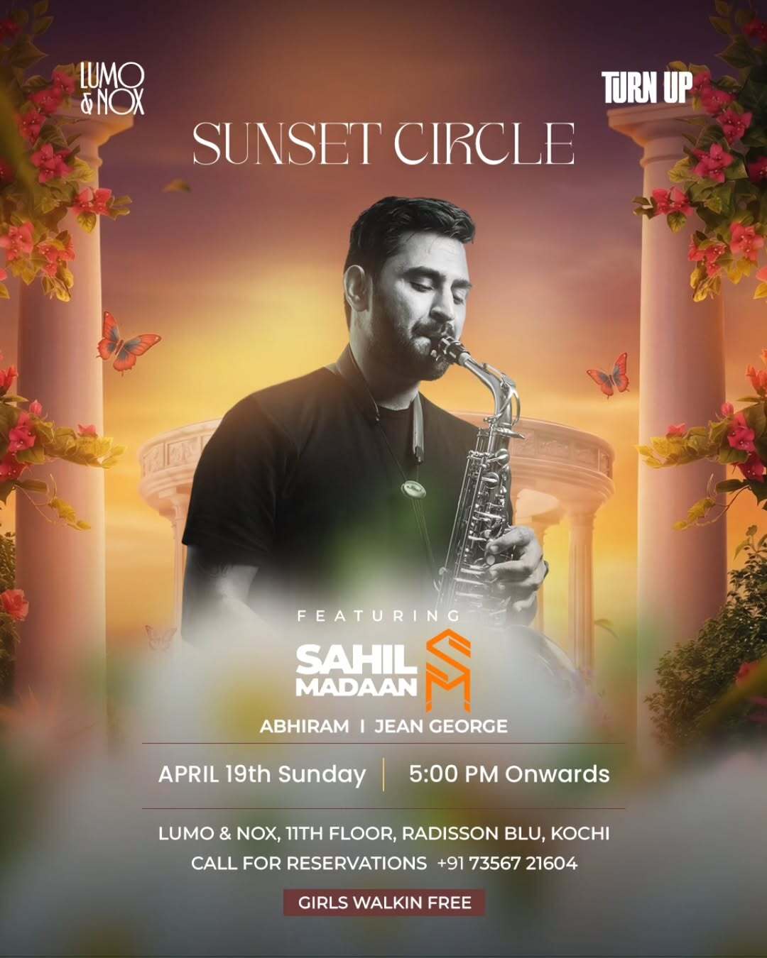 Sunset Circle Ft. DJ Sahil Madan | Lumo & Nox, Radisson Blu, Kochi