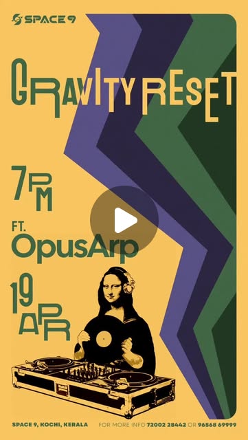Gravity Reset – ft. Opus Arp | Space 9 Restobar, Kochi