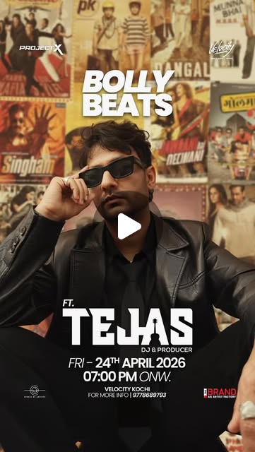 Bolly Beats Ft. DJ Tejas Live | Velocity, Hotel Crystal Plaza, Kochi