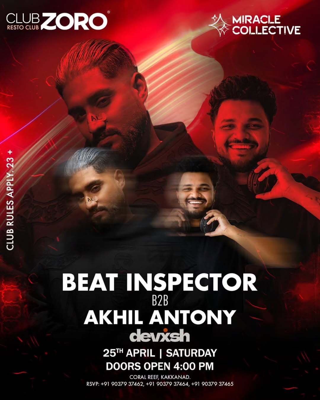 Beat Inspector B2B Akhil Antony – Live at Club Zoro | Kakkanad, Kochi