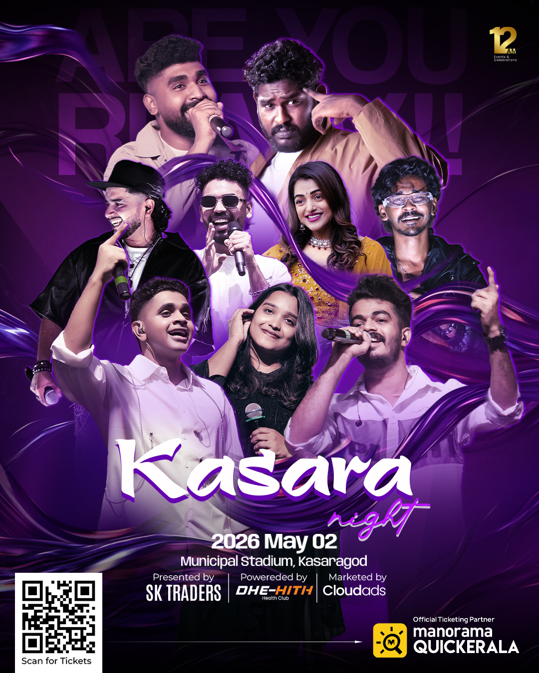 Kasara Night 2026 in Kasaragod | Live Music Concert & Entertainment Event