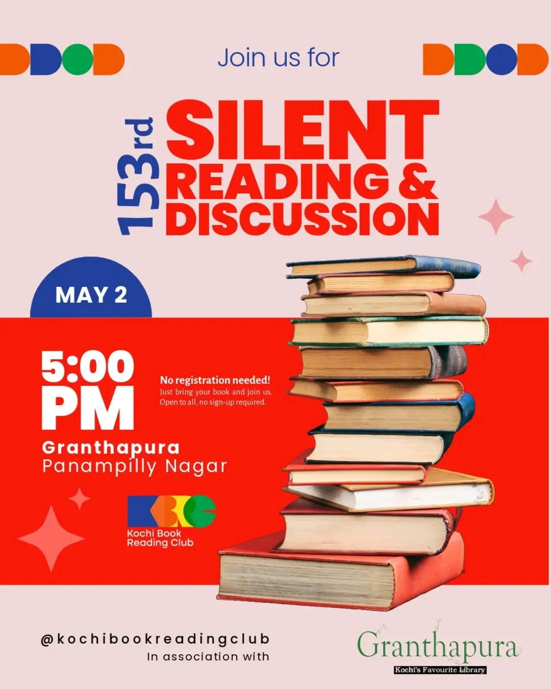 Silent Reading & Discussion (153rd Edition) | Granthapura, Kochi