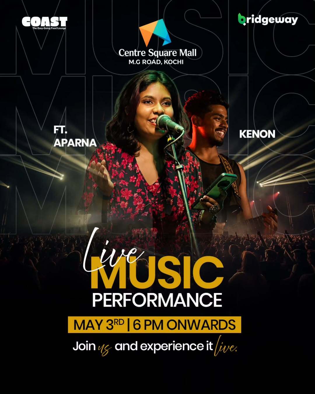 Live Music Performance Ft. Aparna & Kenon | Centre Square Mall, Kochi