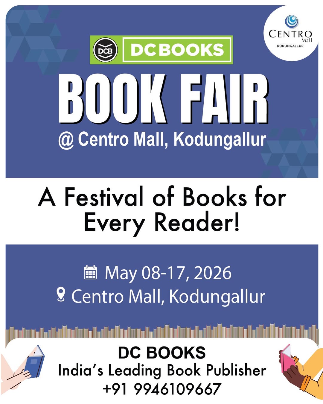 DC Books Book Fair | Centro Mall, Kodungallur
