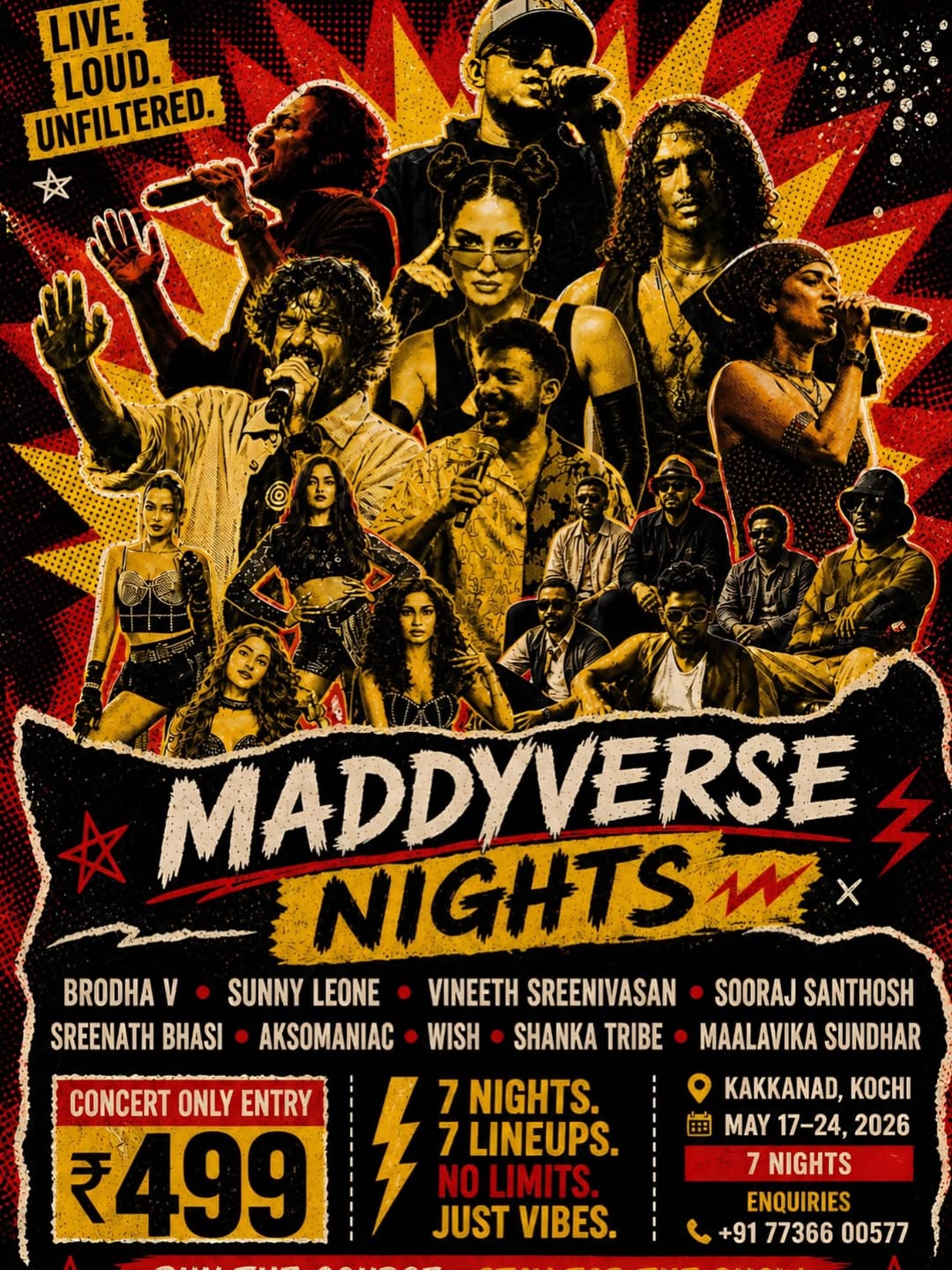 MaddyVerse Nights 2026 | MaddyVerse PlayGround, Kakkanad, Kochi