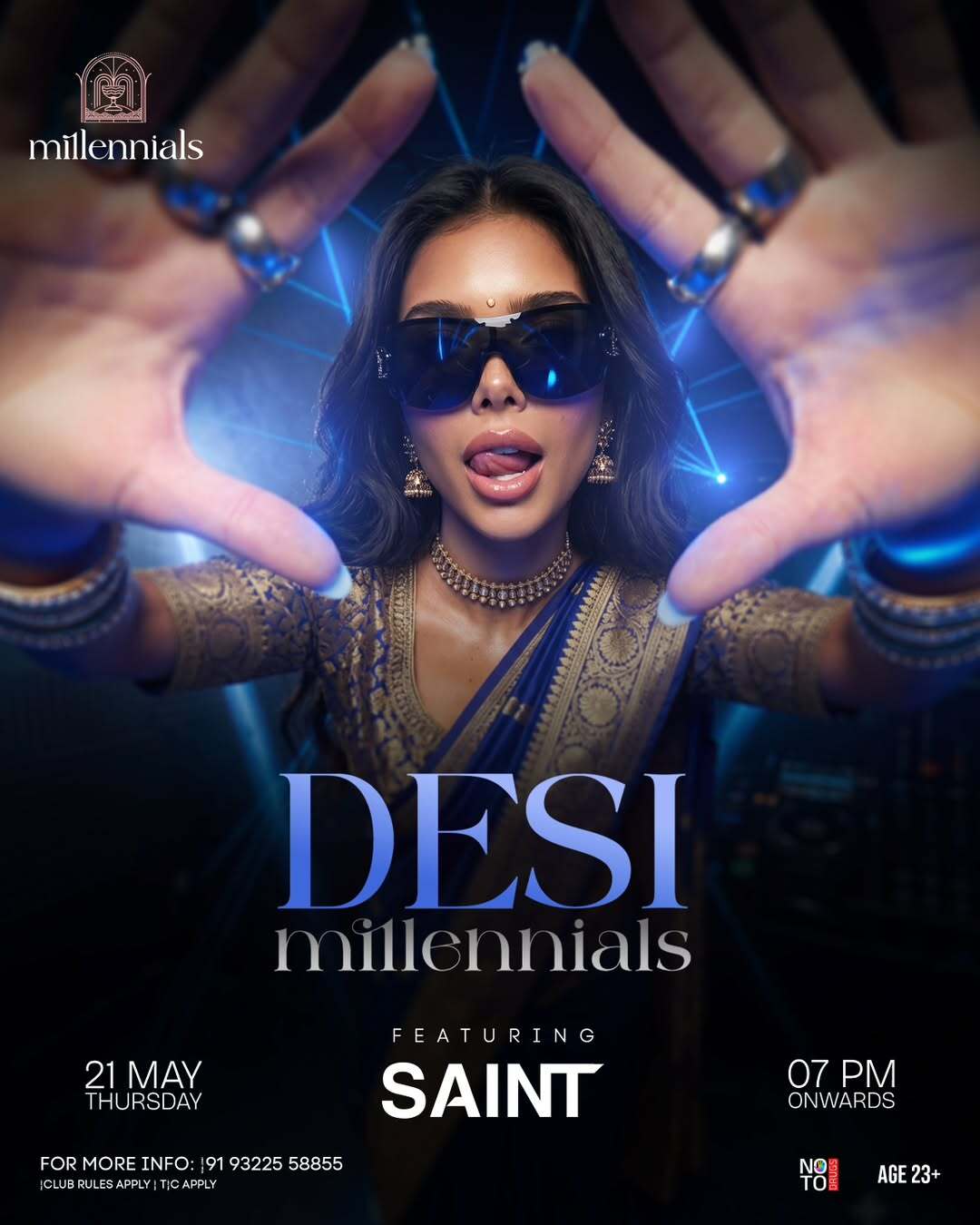 Desi Millennials Night Featuring DJ Saint | Millennials Restobar, Kathrikadavu, Kochi
