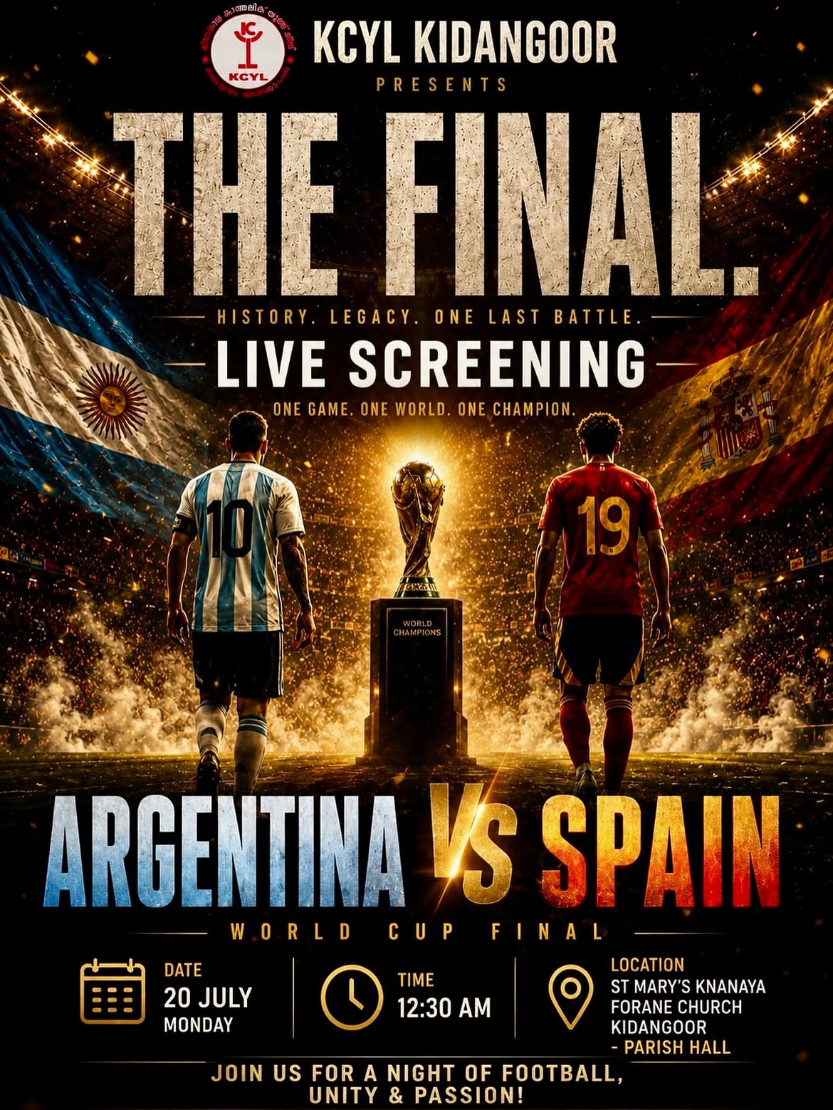 The Final Live Screening | St. Mary's Knanaya Forane Church, Kidangoor