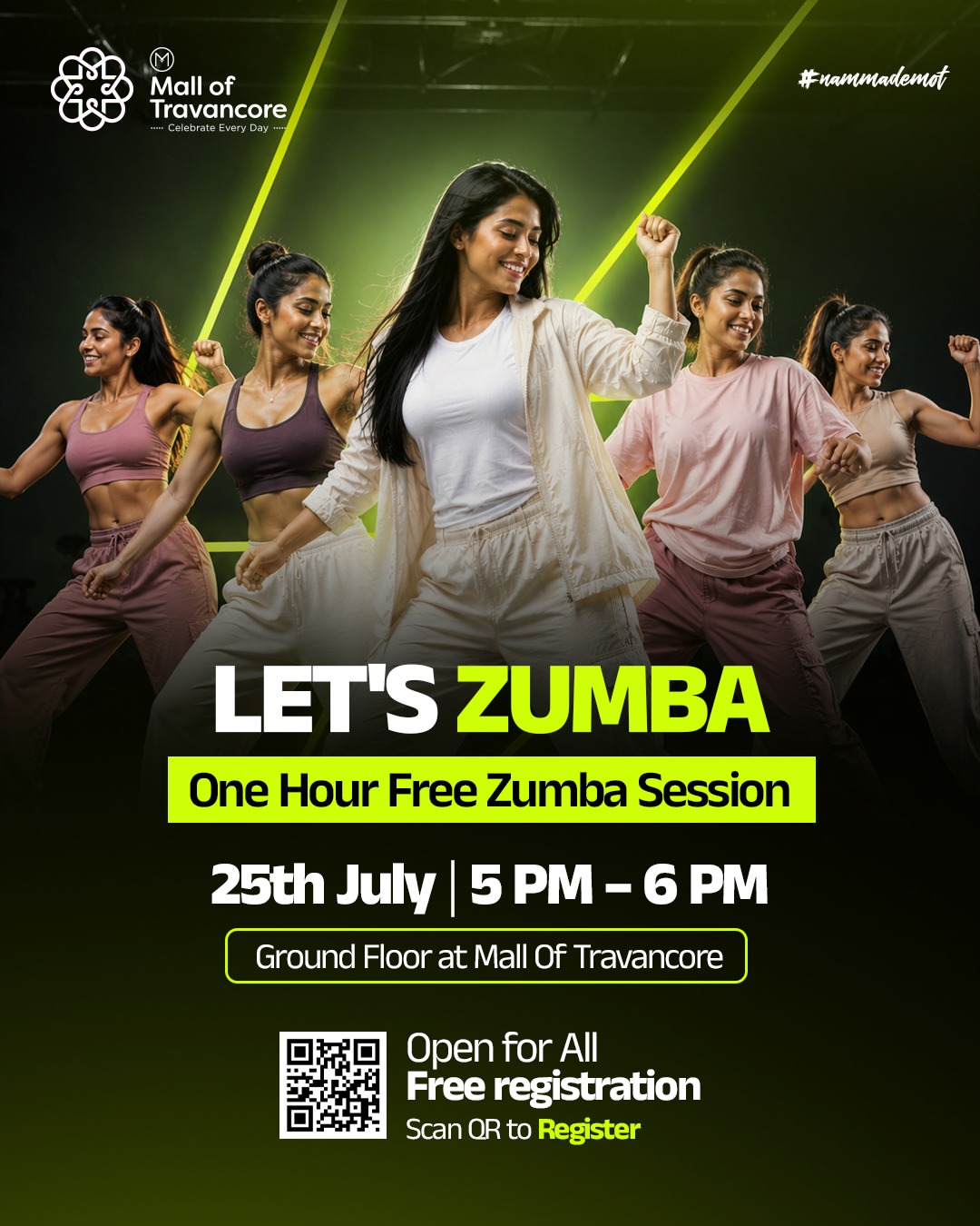 Let's Zumba | Mall of Travancore