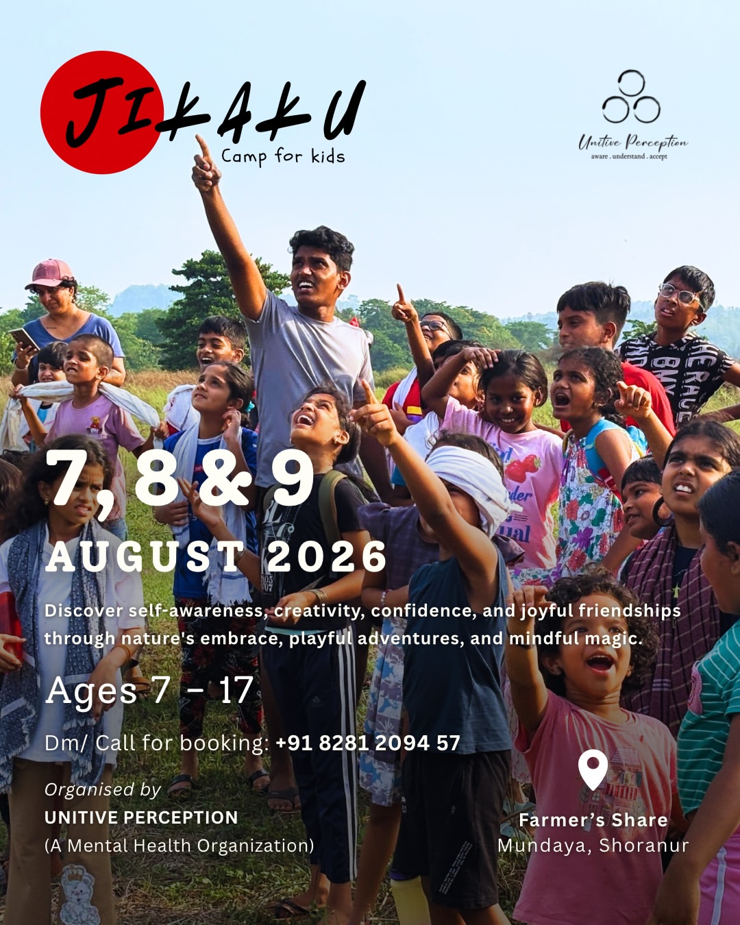 JIKAKU Camp for Kids | Farmer's Share, Shoranur