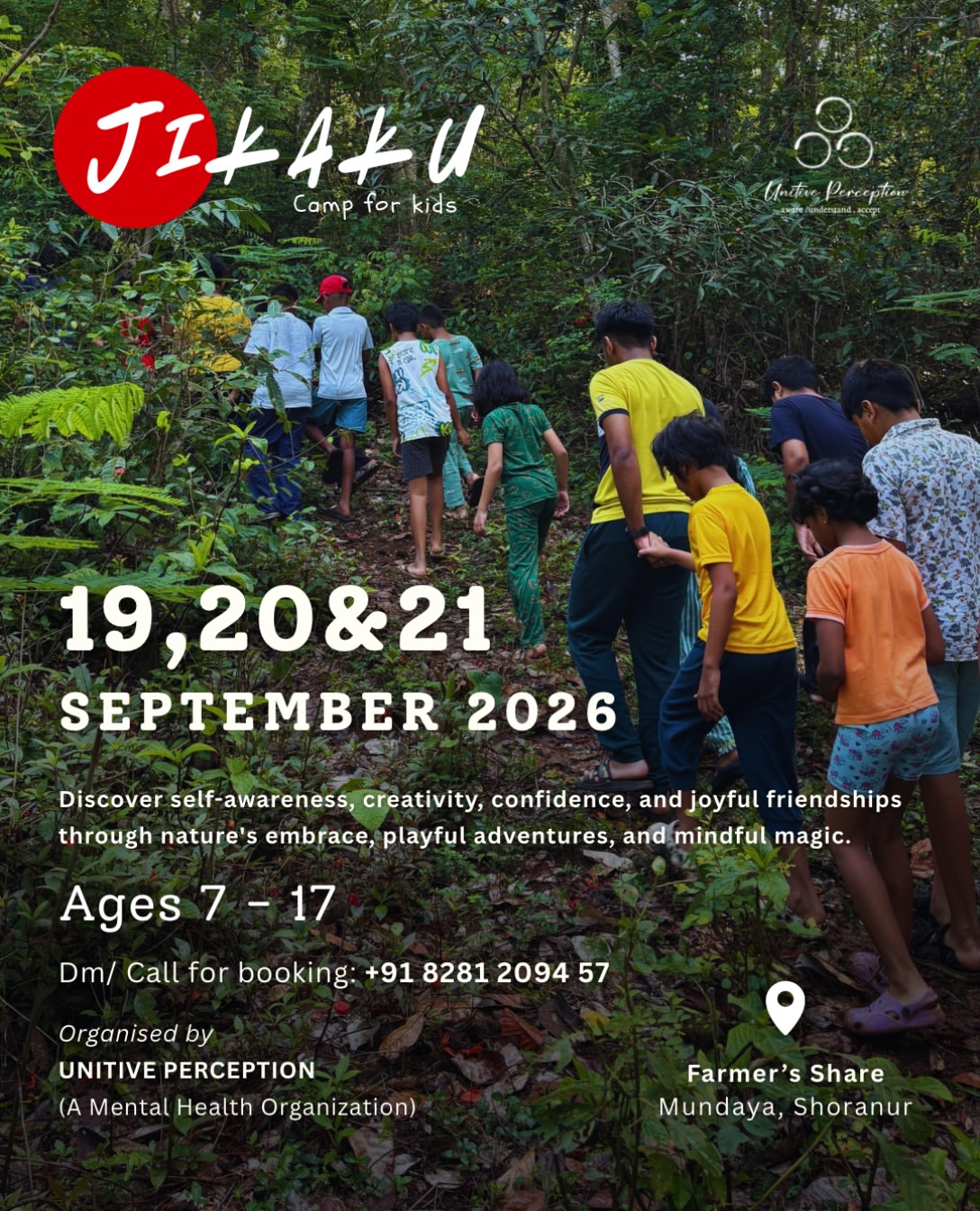 JIKAKU Camp for Kids | Farmer's Share, Mundaya, Shoranur