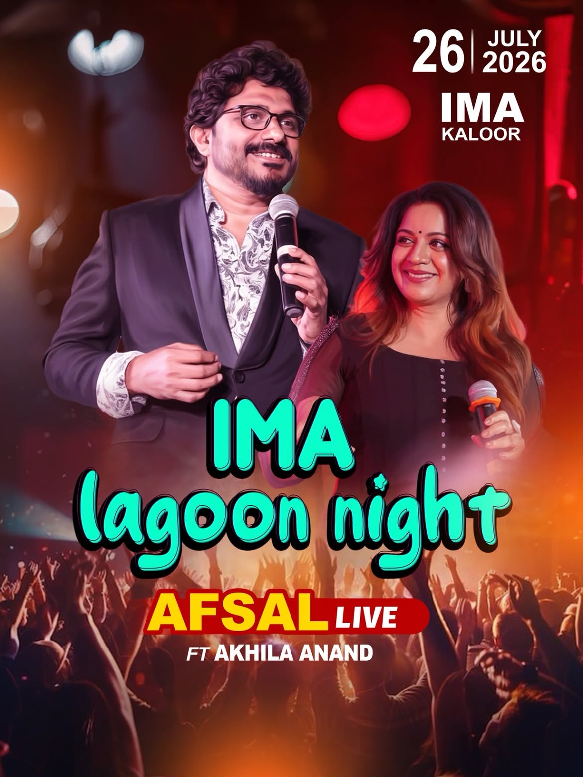 IMA Lagoon Night by Afsal ft. Akhila Anand | IMA House, Kaloor, Kochi