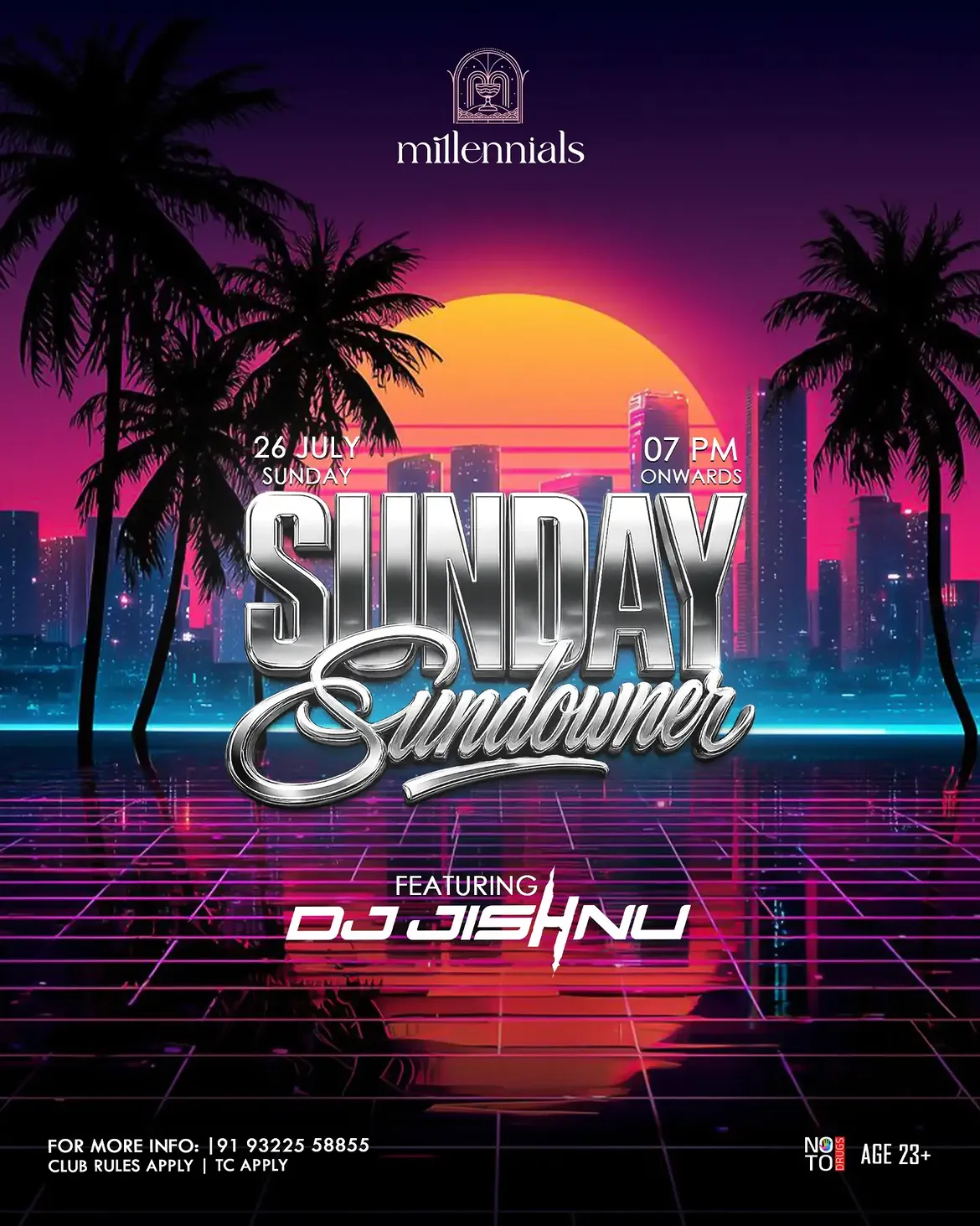 Sunday Sundowner by DJ Jishnu | Millennials Restobar, Cochin