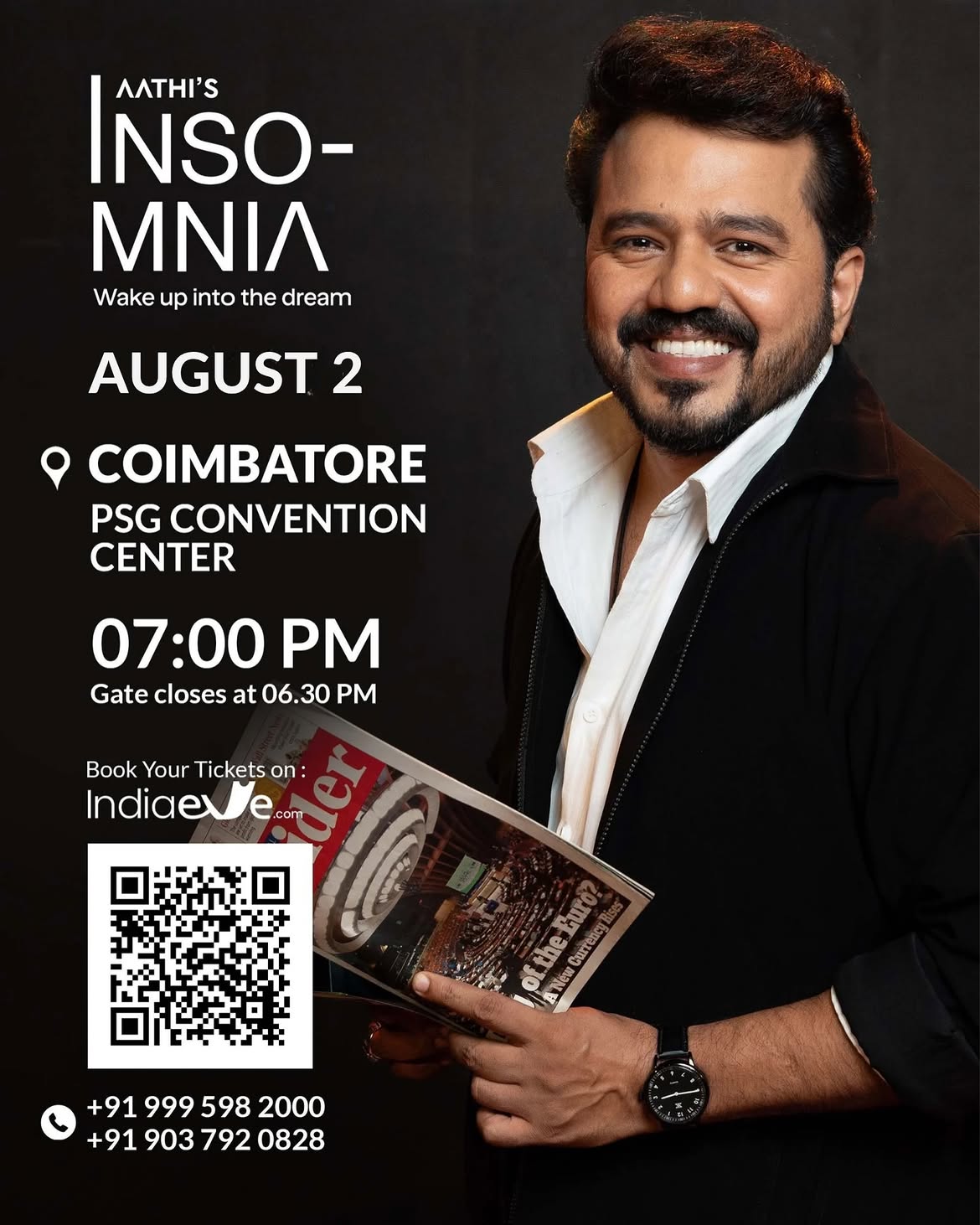 INSOMNIA by Mentalist Aathi | PSG Convention Center, Coimbatore