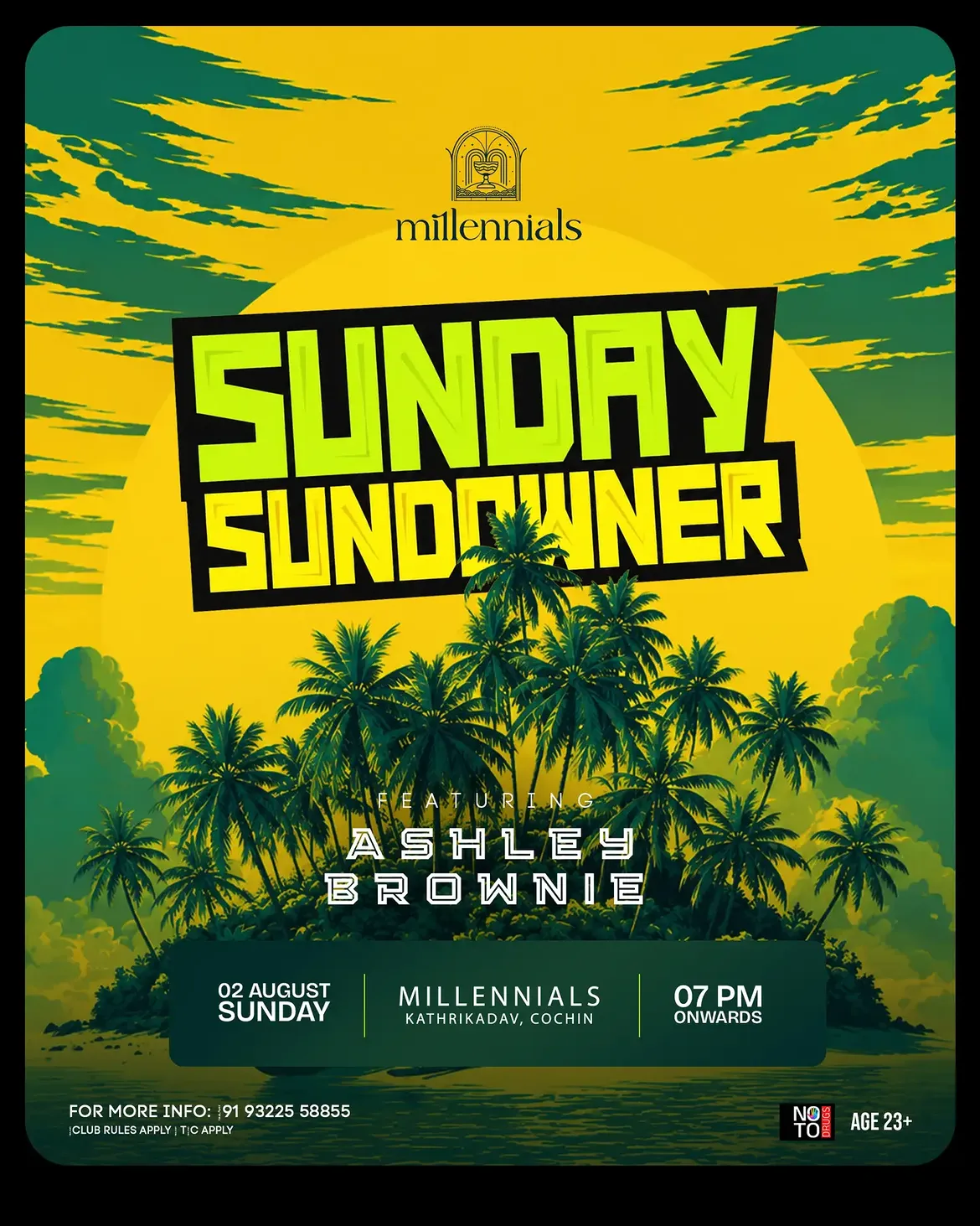 Sunday Sundowner by Ashley Brownie | Millennials, Kathrikadavu, Cochin
