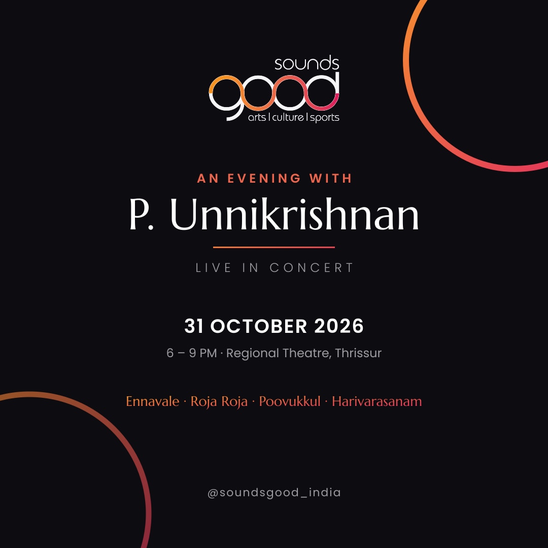 An Evening with P. Unnikrishnan | Regional Theatre, Thrissur