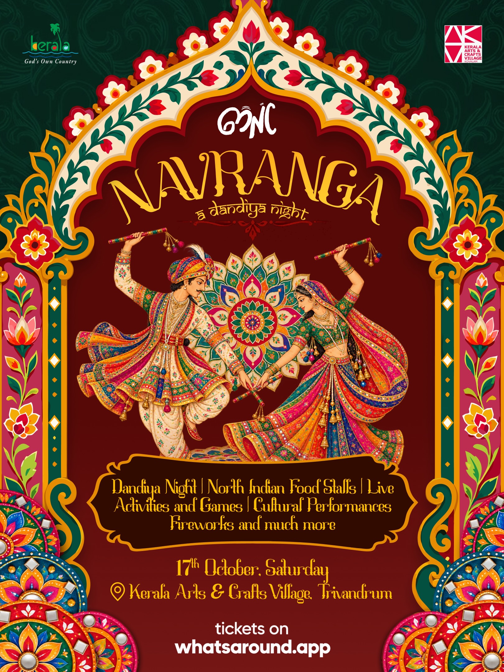 LIVE by ONC Navaratri 2026 | Kerala Arts & Crafts Village, Trivandrum  Markdown