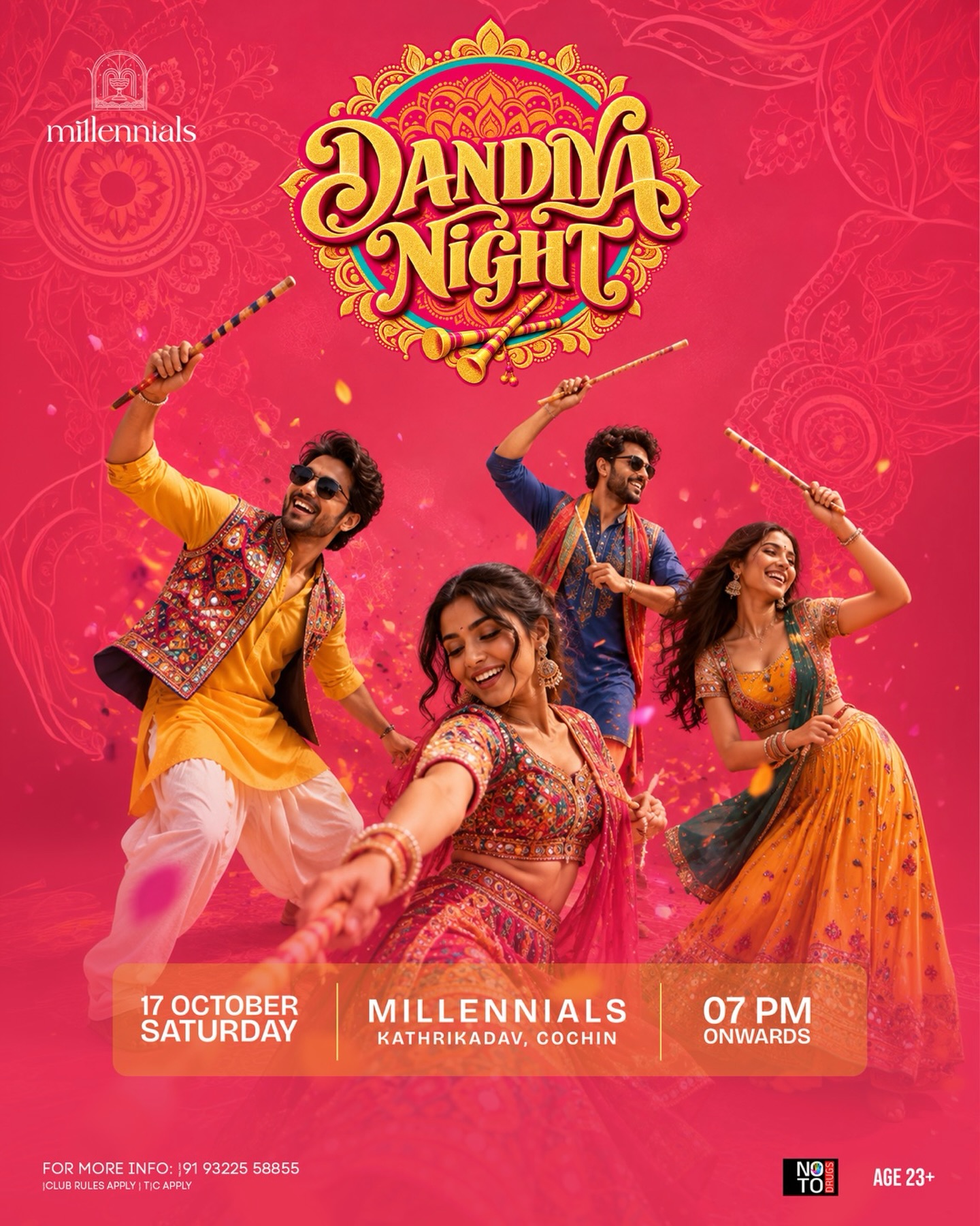 Dandiya Night | Millennials, Kathrikadav, Cochin