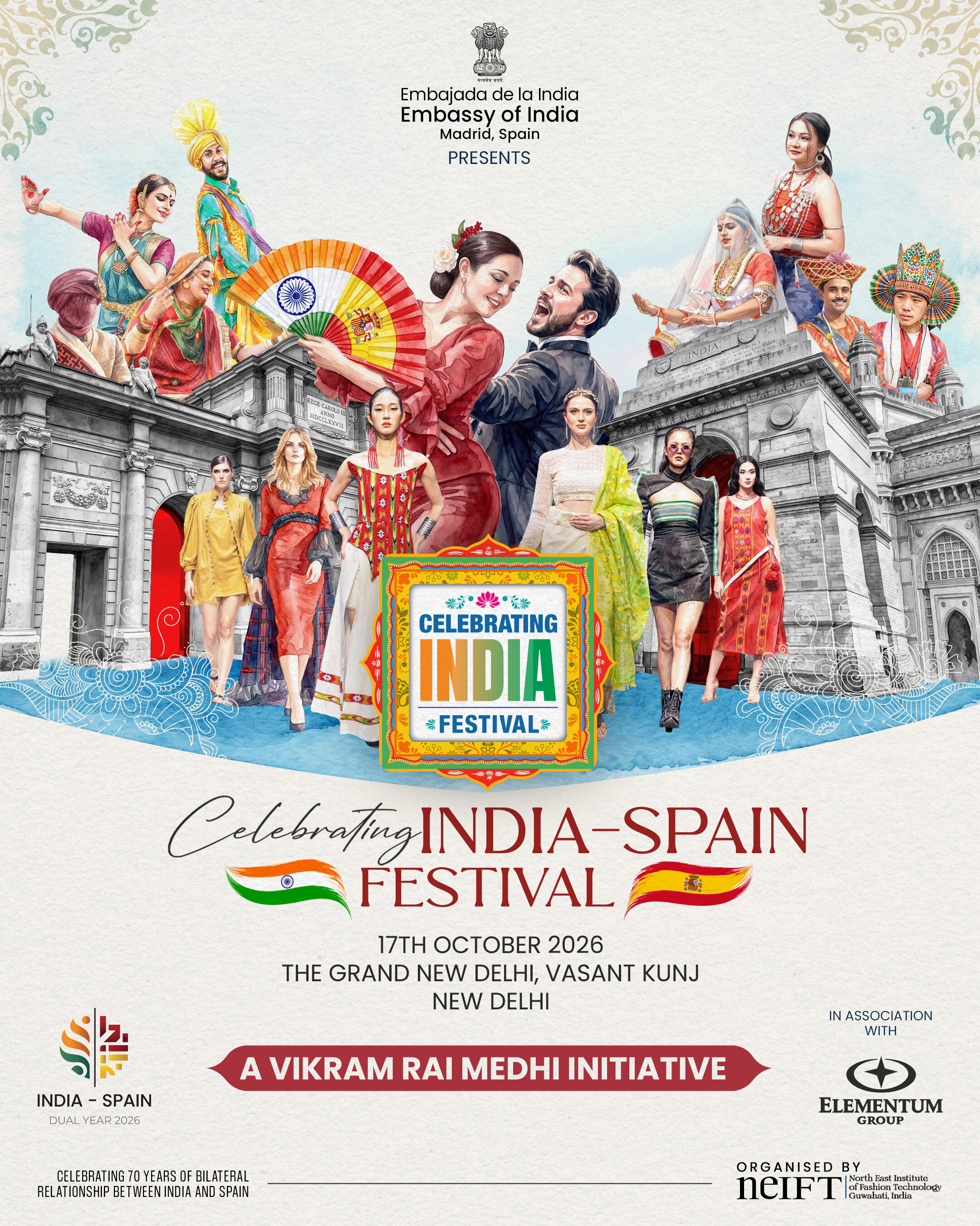 Celebrating IndiaβSpain Festival | INDIAβSPAIN DUAL YEAR 2026 | The Grand New Delhi, Vasant Kunj, New Delhi