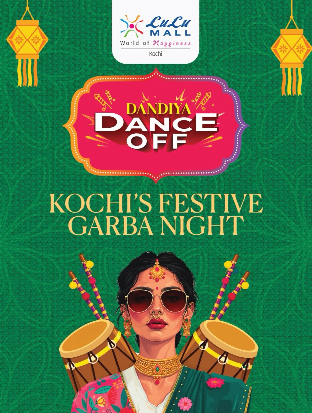 DANDIYA DANCE OFF | LuLu Mall, Kochi
