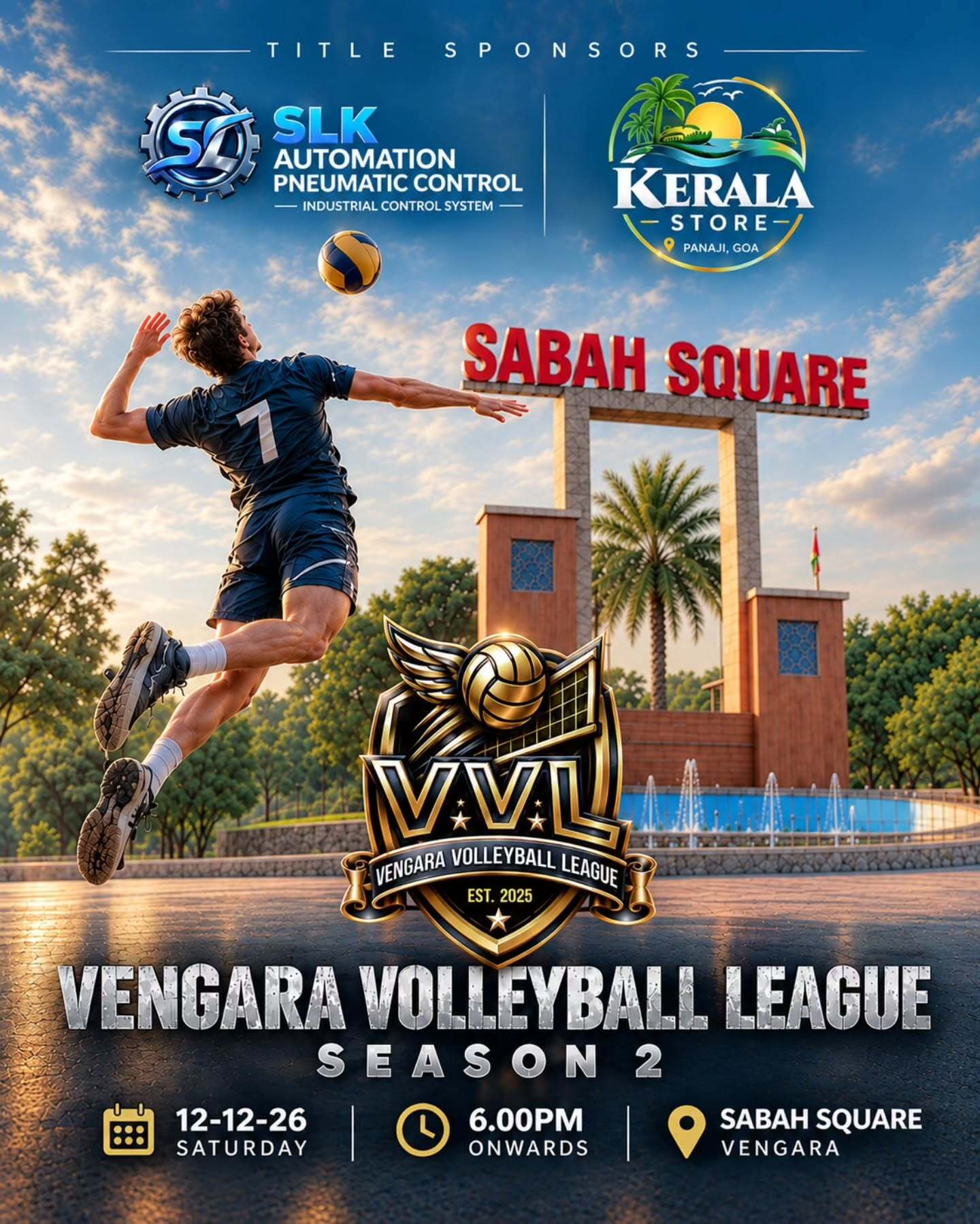 Vengara Volleyball League Season 2 | Sabha Square, Vengara