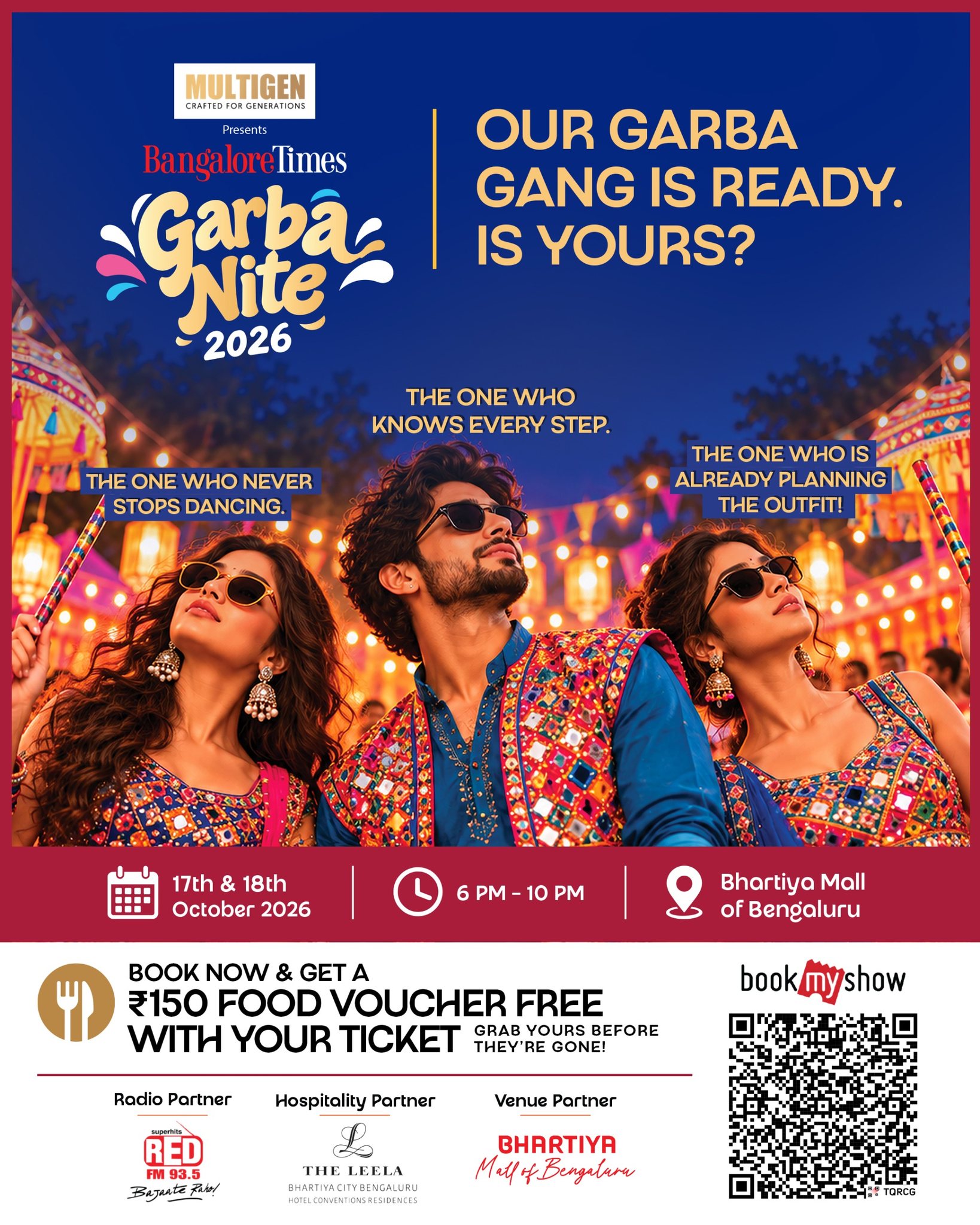 Bangalore Times Garba Nite 2026 | Bhartiya Mall of Bengaluru