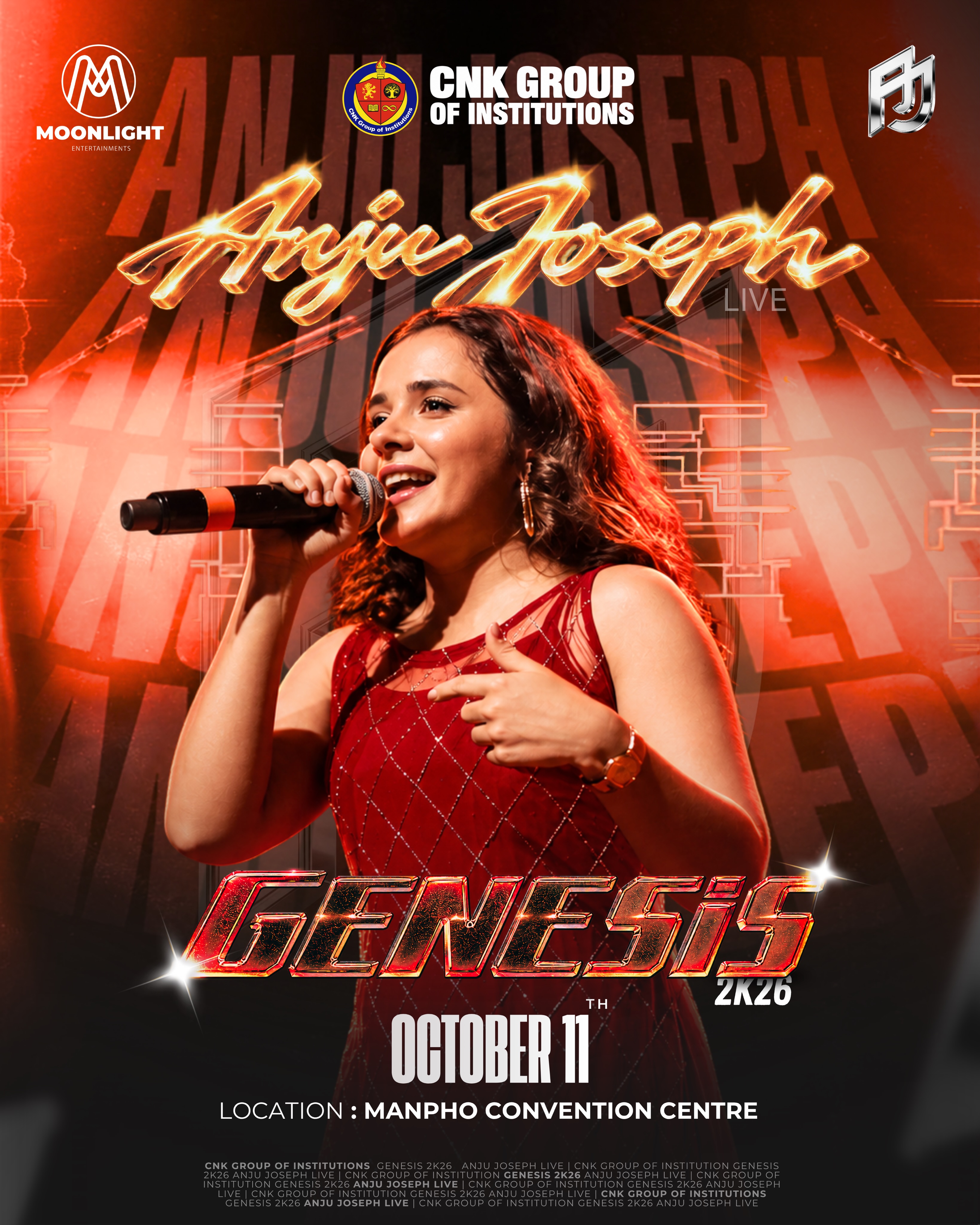 GENESIS 2K26 ft. Anju Joseph | Manpho Convention Centre, Nagavara, Bangalore