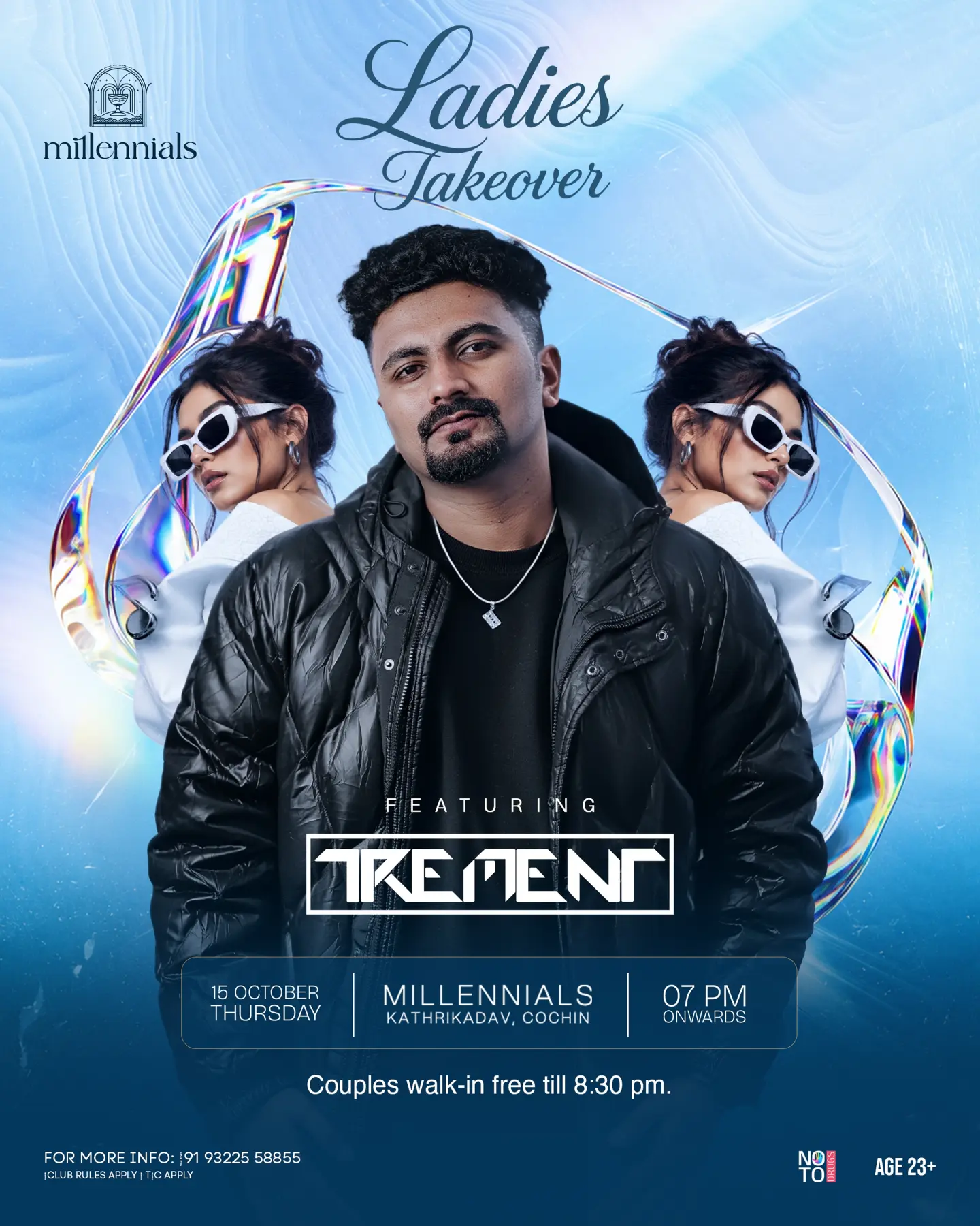 TREMENT Live at Millennials, Kathrikadavu, Kochi | Ladies Takeover