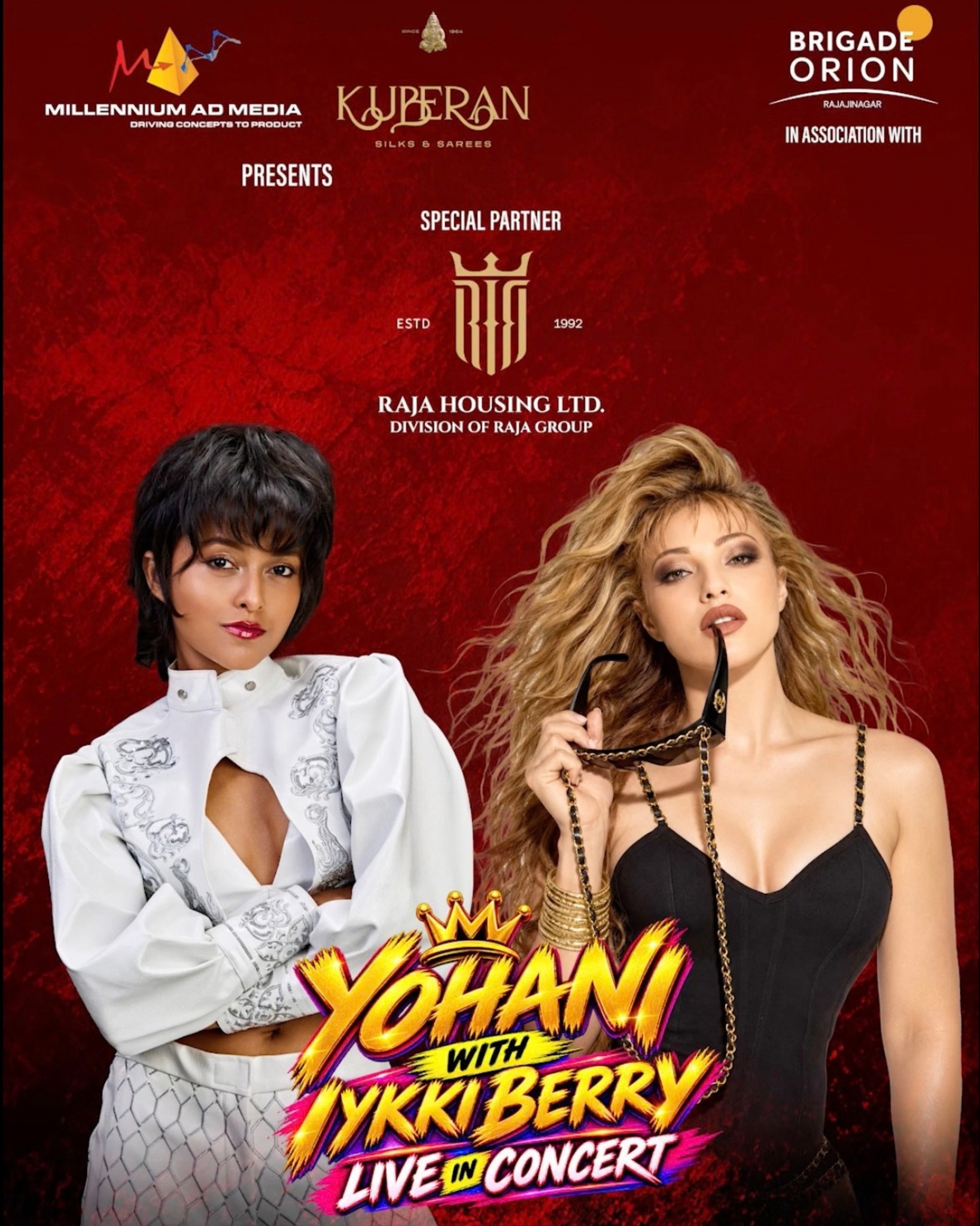 YOHANI with IYKKI BERRY – Live in Concert | Orion Mall, Bengaluru