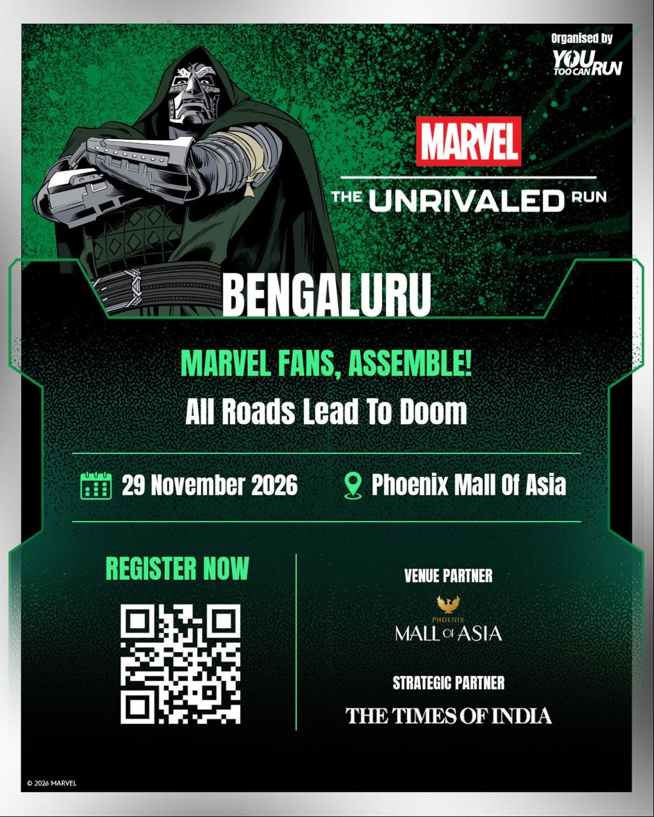 MARVEL β THE UNRIVALED RUN, BENGALURU | Phoenix Mall of Asia, Bengaluru