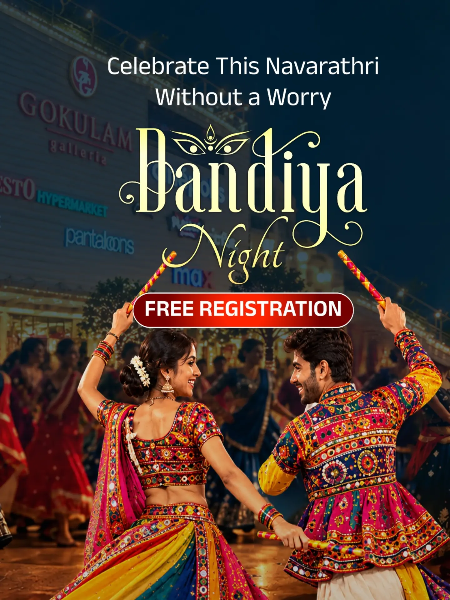 Rang Dhun – Dandiya Night | Gokulam Galleria Mall, Kozhikode
