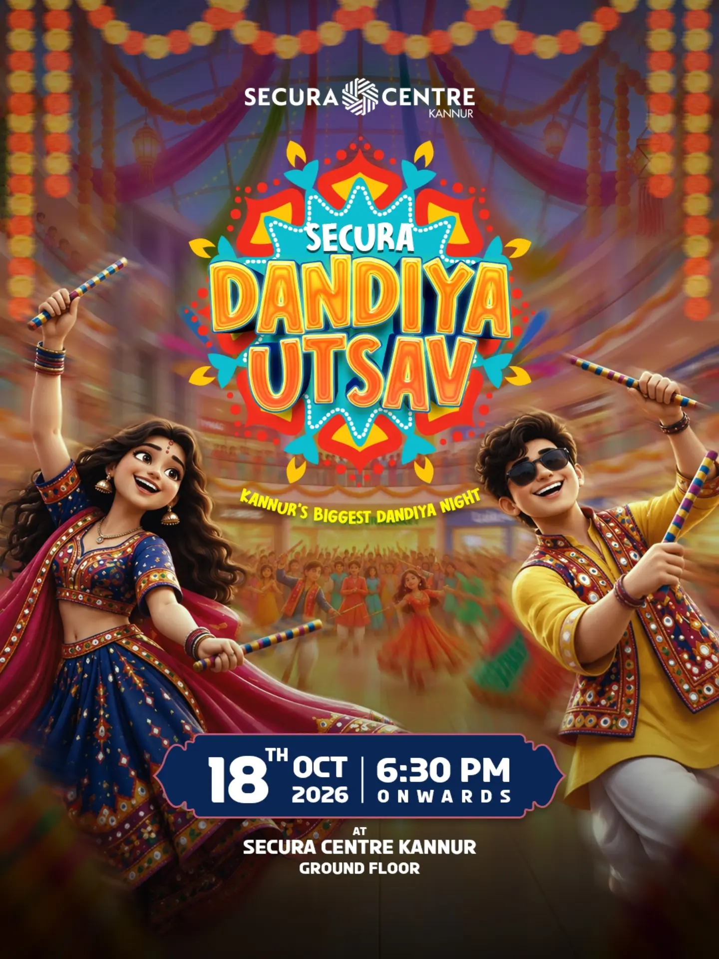 SECURA DANDIYA UTSAV 2026 | Secura Centre Kannur