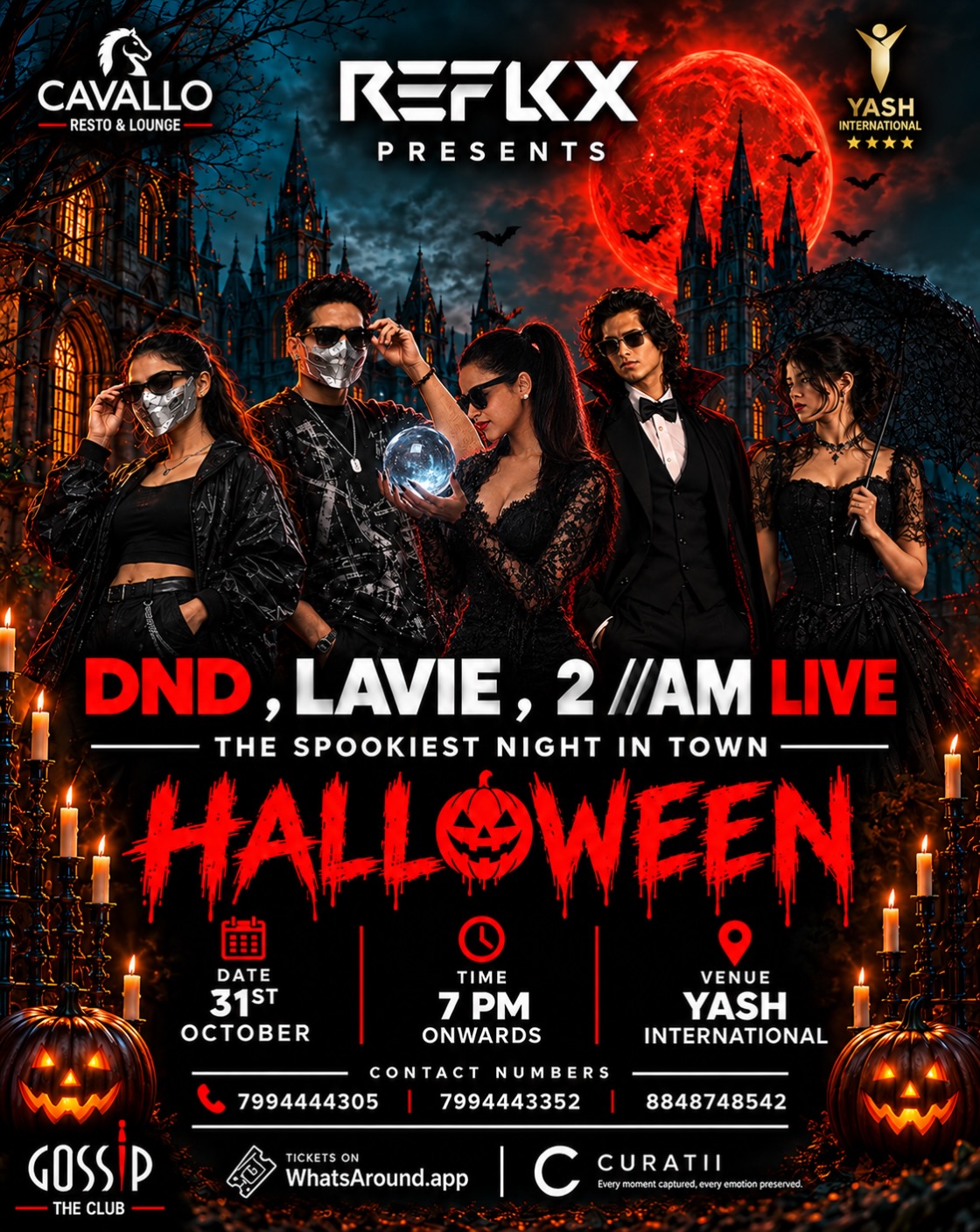 HALLOWEEN featuring DND, LAVIE & 2//AM LIVE | YASH International, Kozhikode