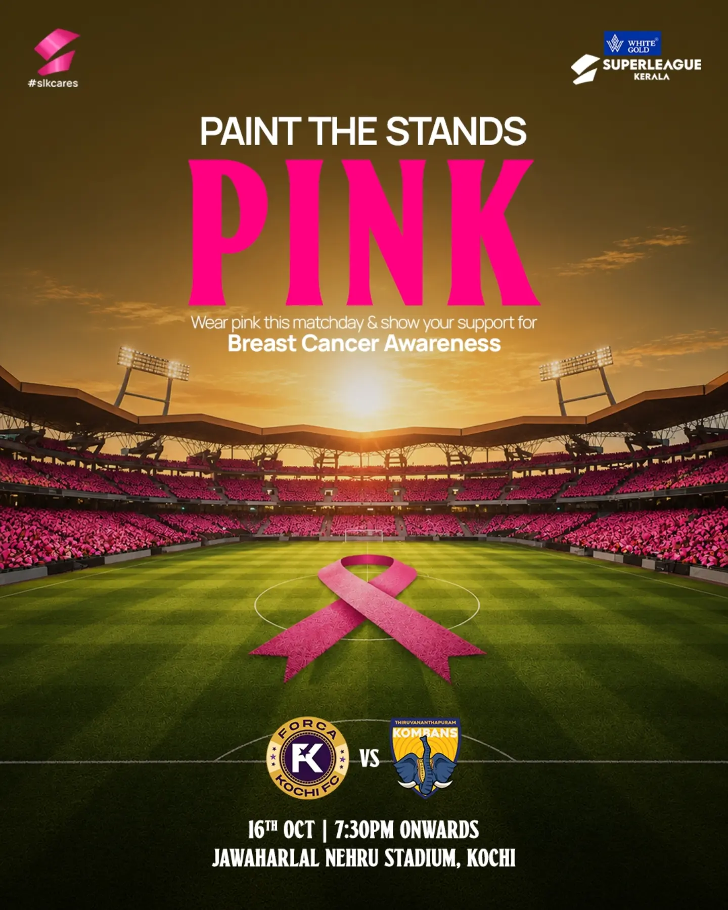 Forca Kochi FC Vs Thiruvananthapuram Kombans FC | Jawaharlal Nehru Stadium, Kochi